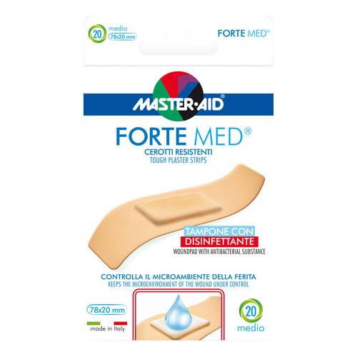CEROTTO MASTER-AID FORTE MED GRANDE 10 PEZZI - Farmacia-flash.it