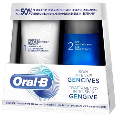 ORAL-B TRATTAMENTO INTENSIVO GENGIVE 85 ML + 63 ML - Farmacia-flash.it