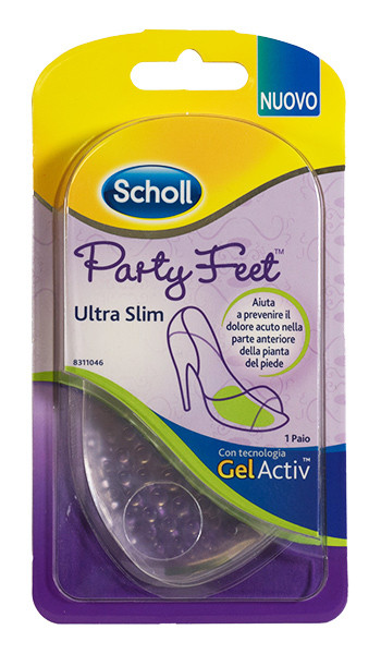 PLANTARE CON CUSCINETTO PARTY FEET GEL ACTIV ULTRA SLIM 1 PAIO - Farmacia-flash.it