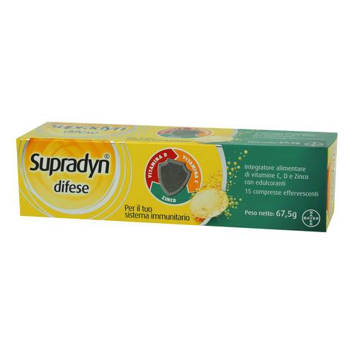SUPRADYN DIFESE 15 COMPRESSE EFFERVESCENTI - Farmacia-flash.it