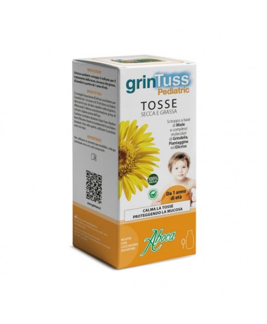GRINTUSS PEDIATRIC SCIROPPO 180 G - Farmacia-flash.it