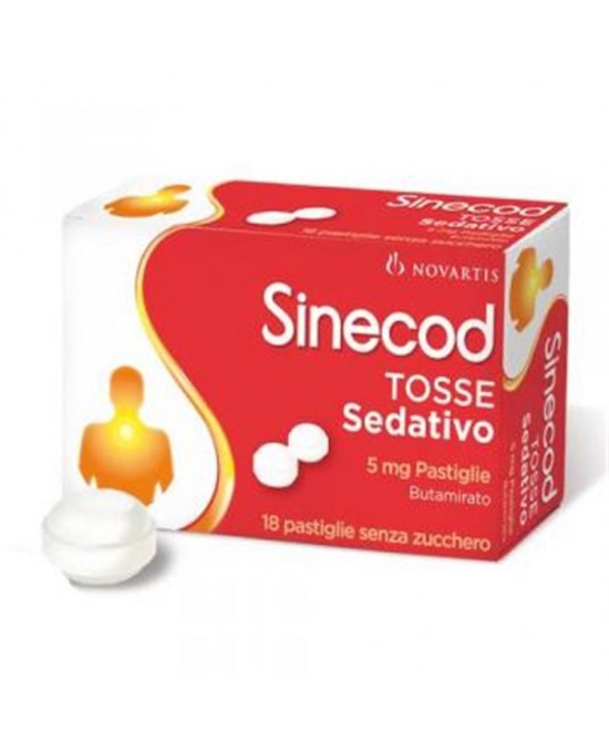 SINECOD TOSSE SED*18PAST 5MG - Farmacia-flash.it