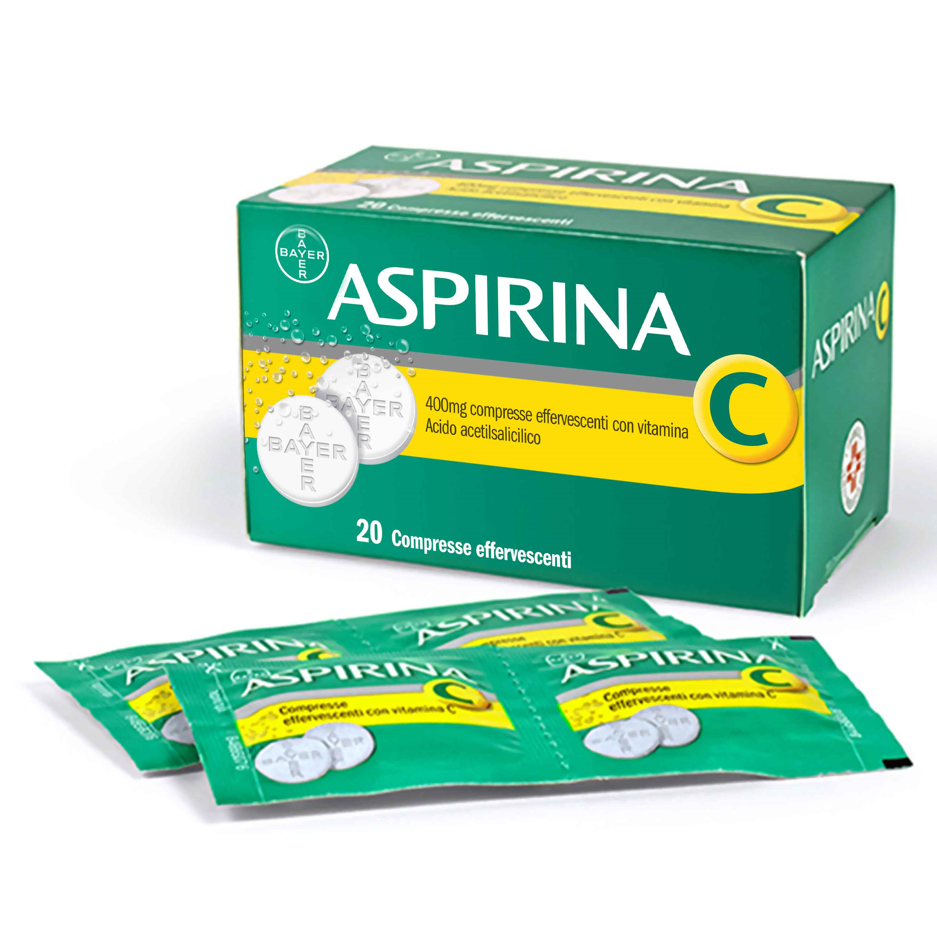 ASPIRINA C*20CPR EFF 400+240MG - Farmacia-flash.it