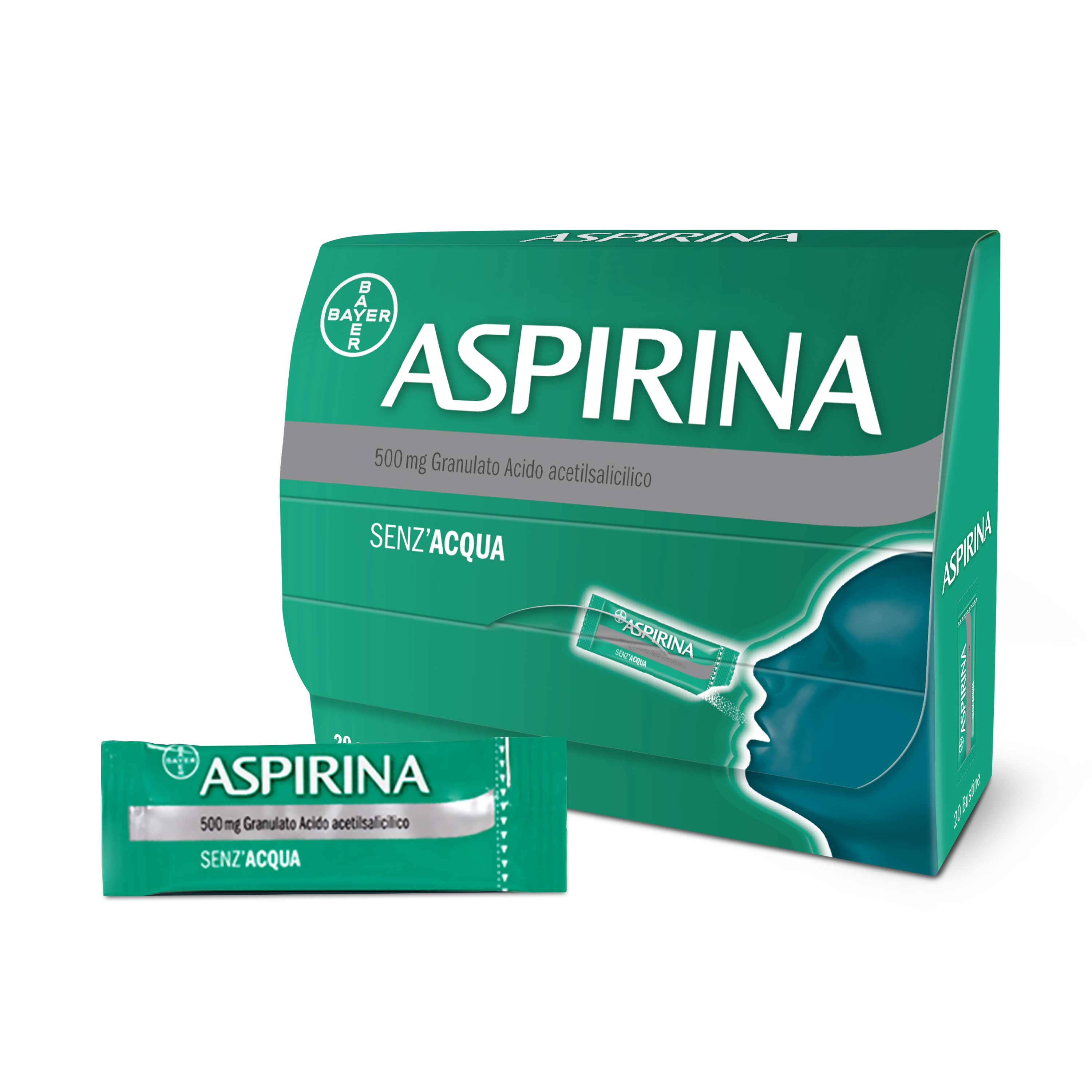 ASPIRINA*OS GRAT 20BUST 500MG - Farmacia-flash.it