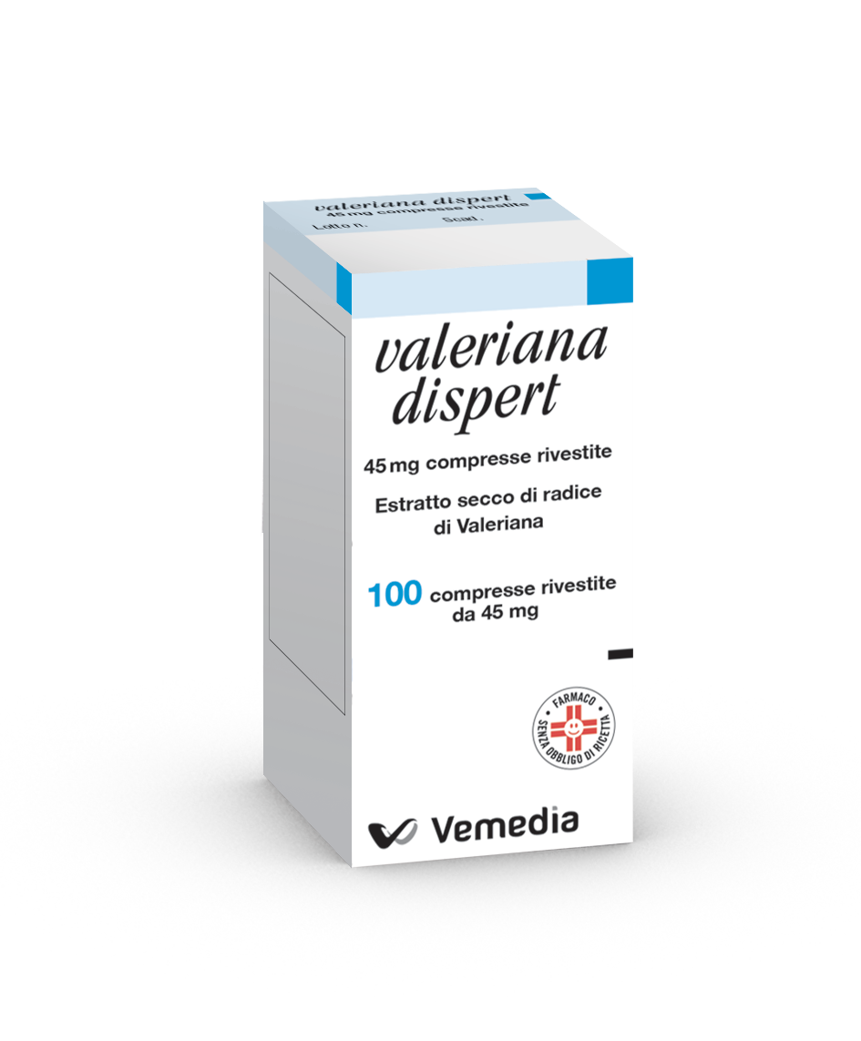 VALERIANA DISPERT*100CPR RIV45 - Farmacia-flash.it