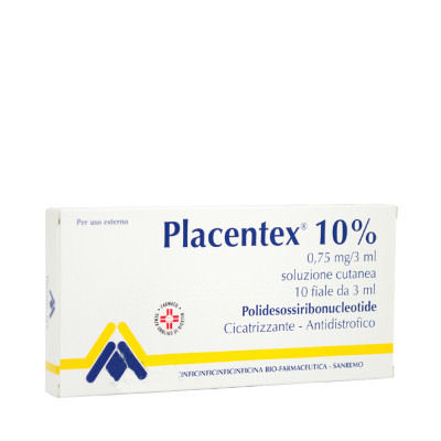 PLACENTEX*SOL CUT 10F 0,75MG - Farmacia-flash.it