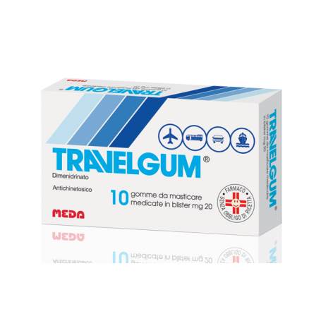 TRAVELGUM*10GOMME MAST 20MG - Farmacia-flash.it