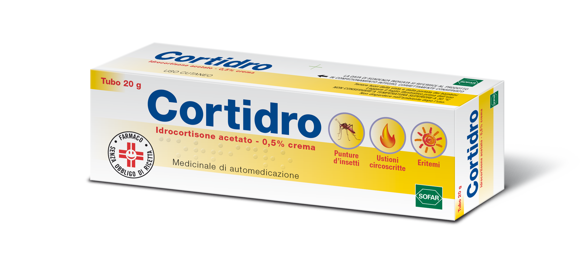 CORTIDRO*CREMA 20G 0,5% - Farmacia-flash.it