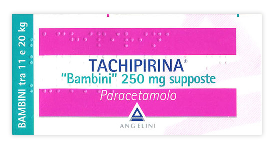 TACHIPIRINA*BB 10SUPP 250MG - Farmacia-flash.it