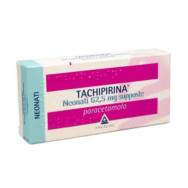 TACHIPIRINA*NEO 10SUPP 62,5MG - Farmacia-flash.it
