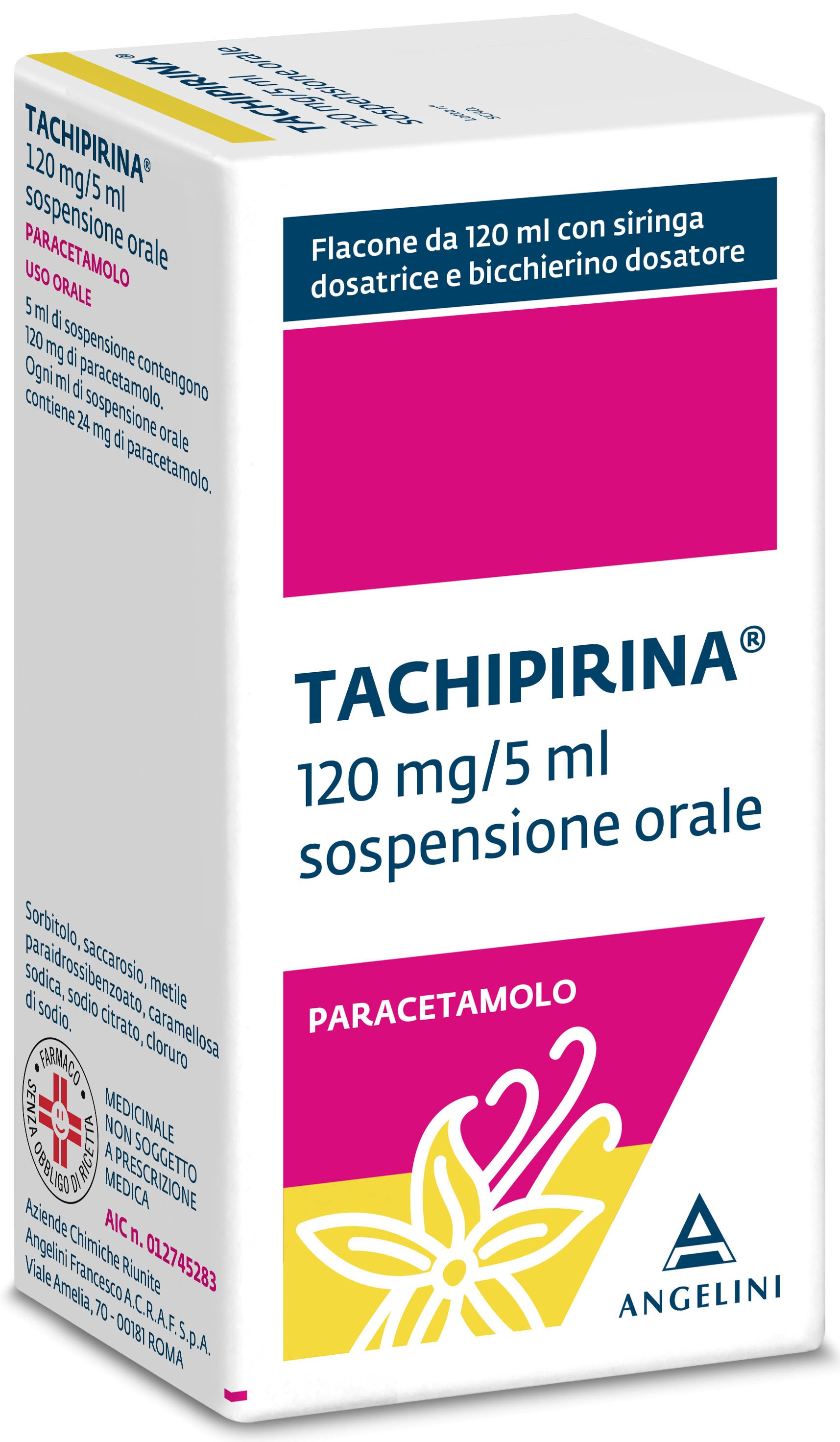 TACHIPIRINA*SOSP 120ML VAN/CAR - Farmacia-flash.it