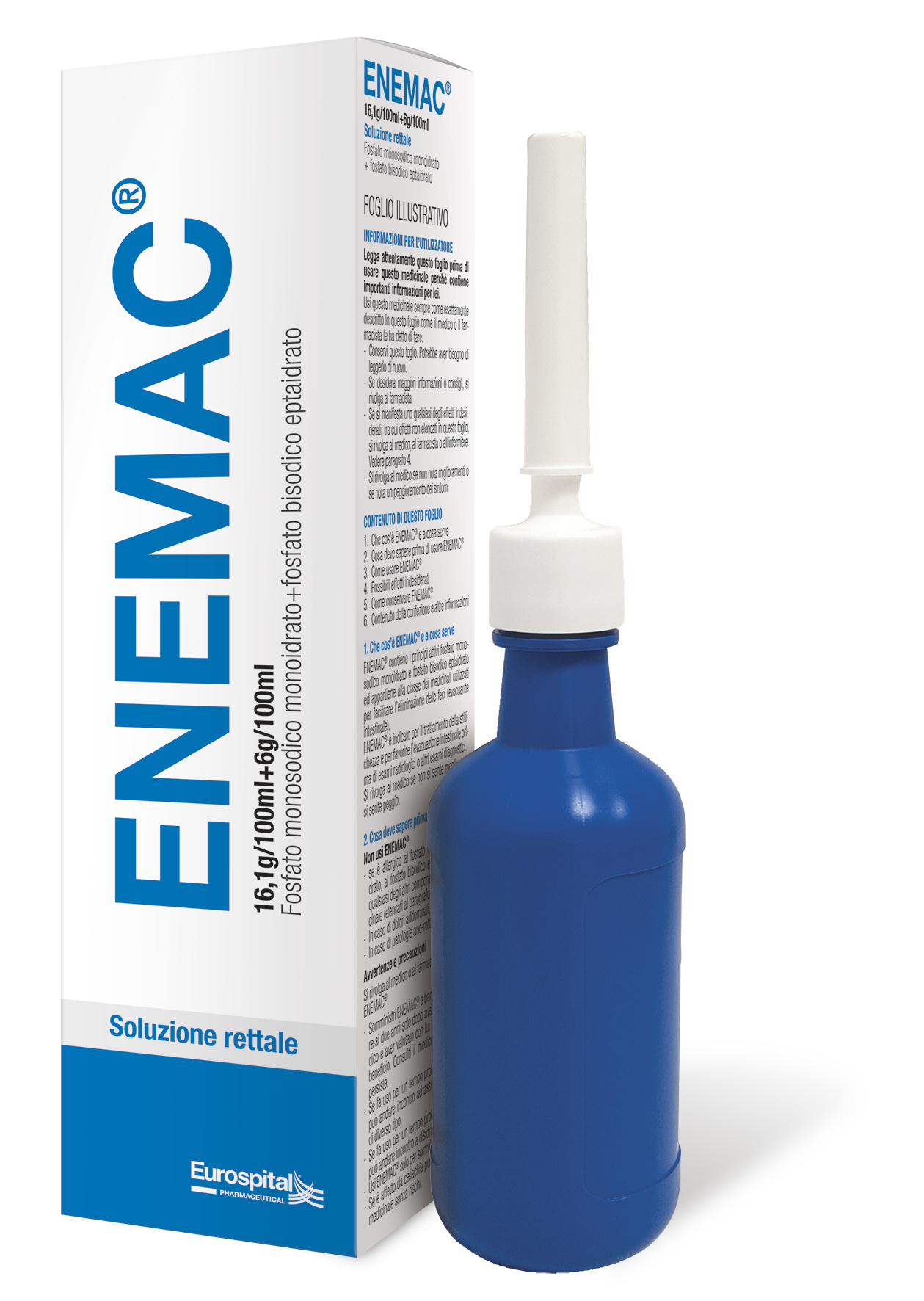ENEMAC*FL 130ML 16,1+6/100ML - Farmacia-flash.it