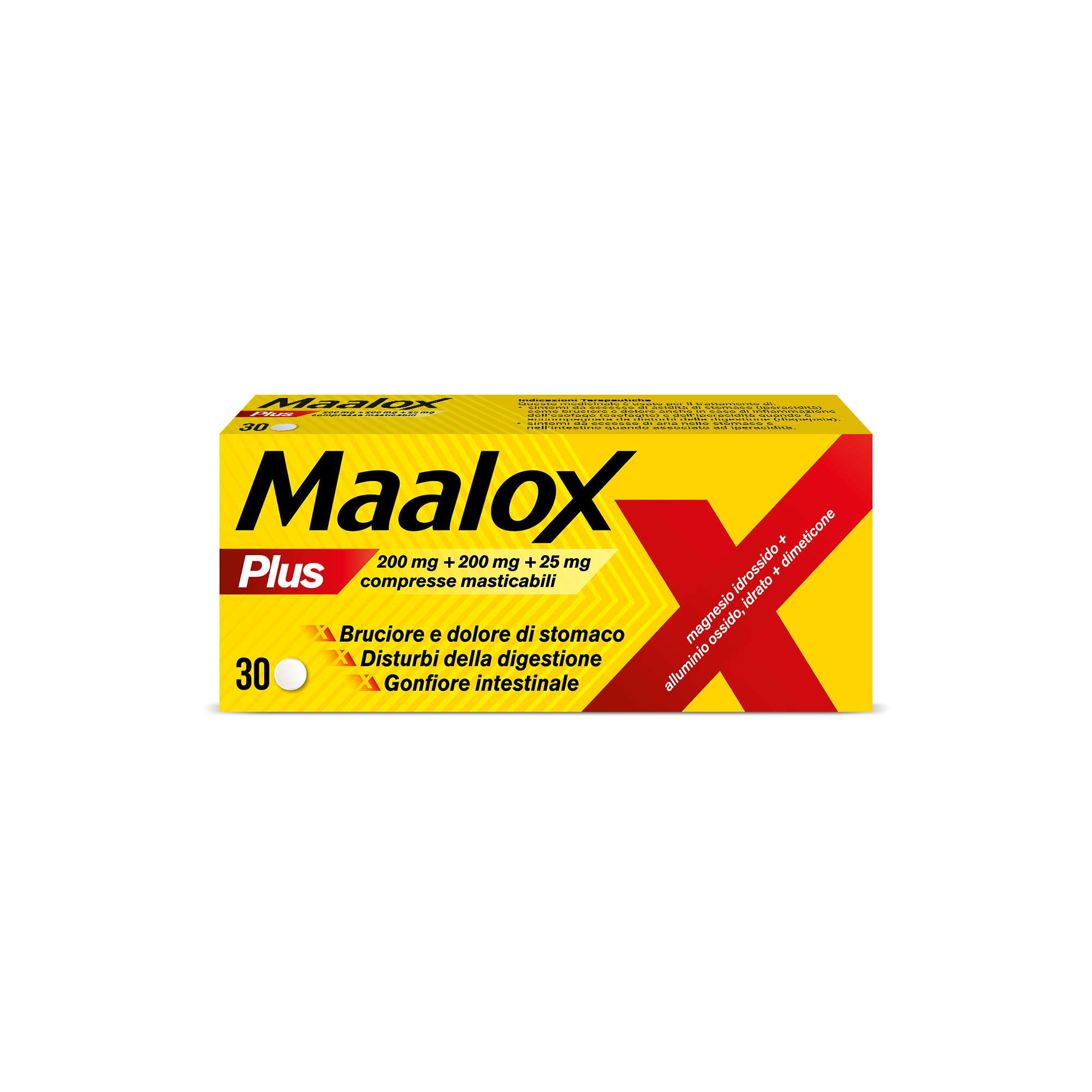 MAALOX PLUS*30CPR MAST - Farmacia-flash.it