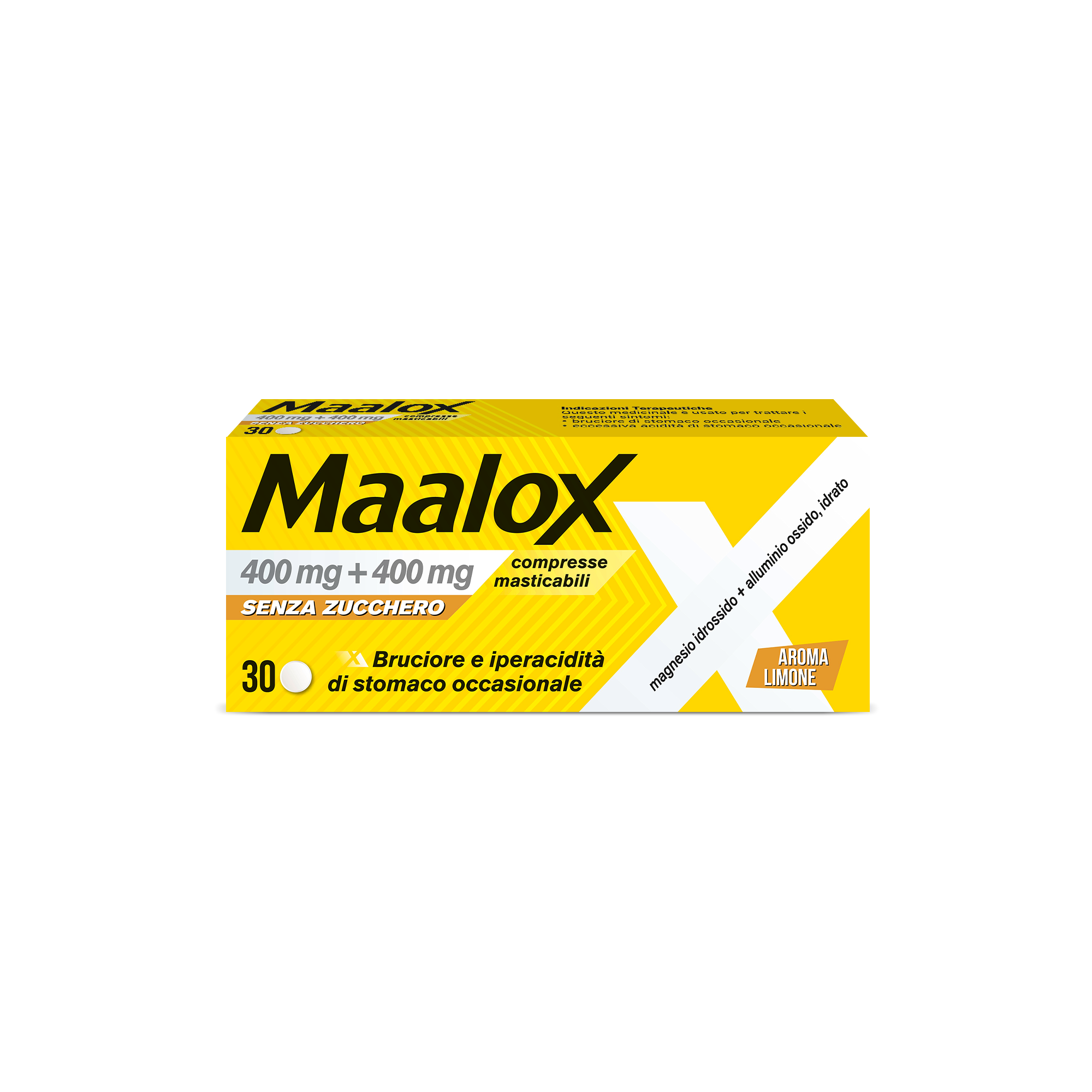 MAALOX*S/Z 30CPR LIMO400+400MG - Farmacia-flash.it