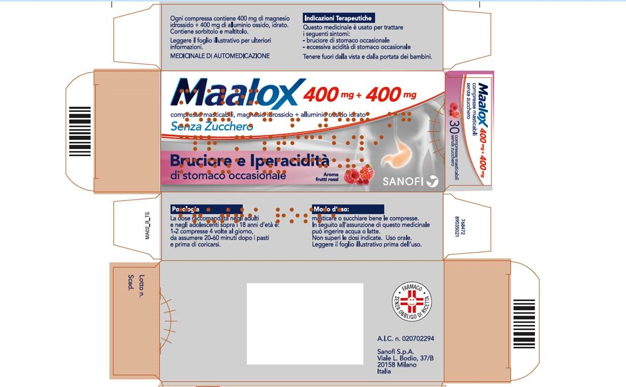 MAALOX*S/Z 30CPR MAST400+400MG - Farmacia-flash.it