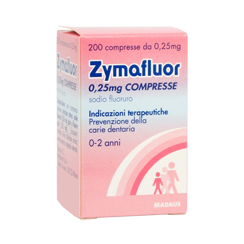 ZYMAFLUOR*200CPR 0,25MG - Farmacia-flash.it