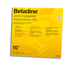 BETADINE*10GARZE IMPREGN 10x10 - Farmacia-flash.it