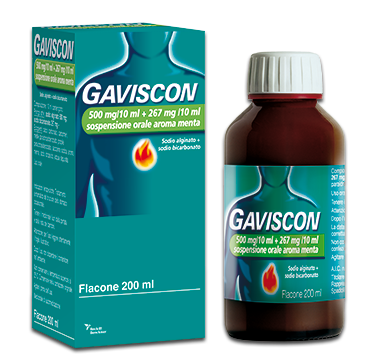 GAVISCON*OS 500+267MG/10ML MEN - Farmacia-flash.it