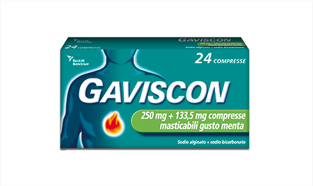 GAVISCON*24CPR MENT250+133,5MG - Farmacia-flash.it