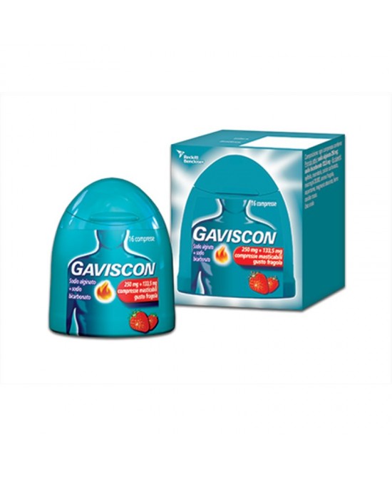 GAVISCON*16CPR FRAG250+133,5MG - Farmacia-flash.it