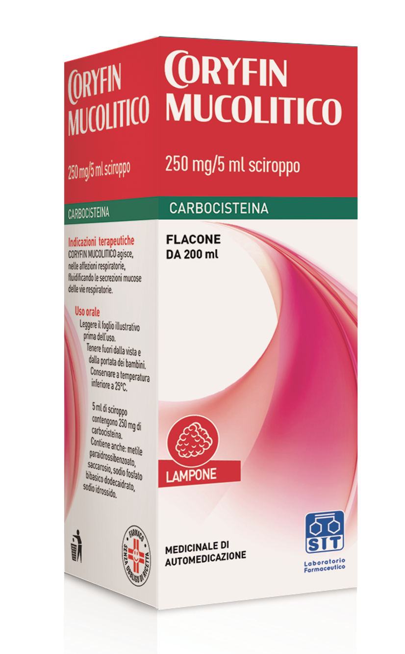 CORYFIN MUCOLITICO*SCIR 200ML - Farmacia-flash.it
