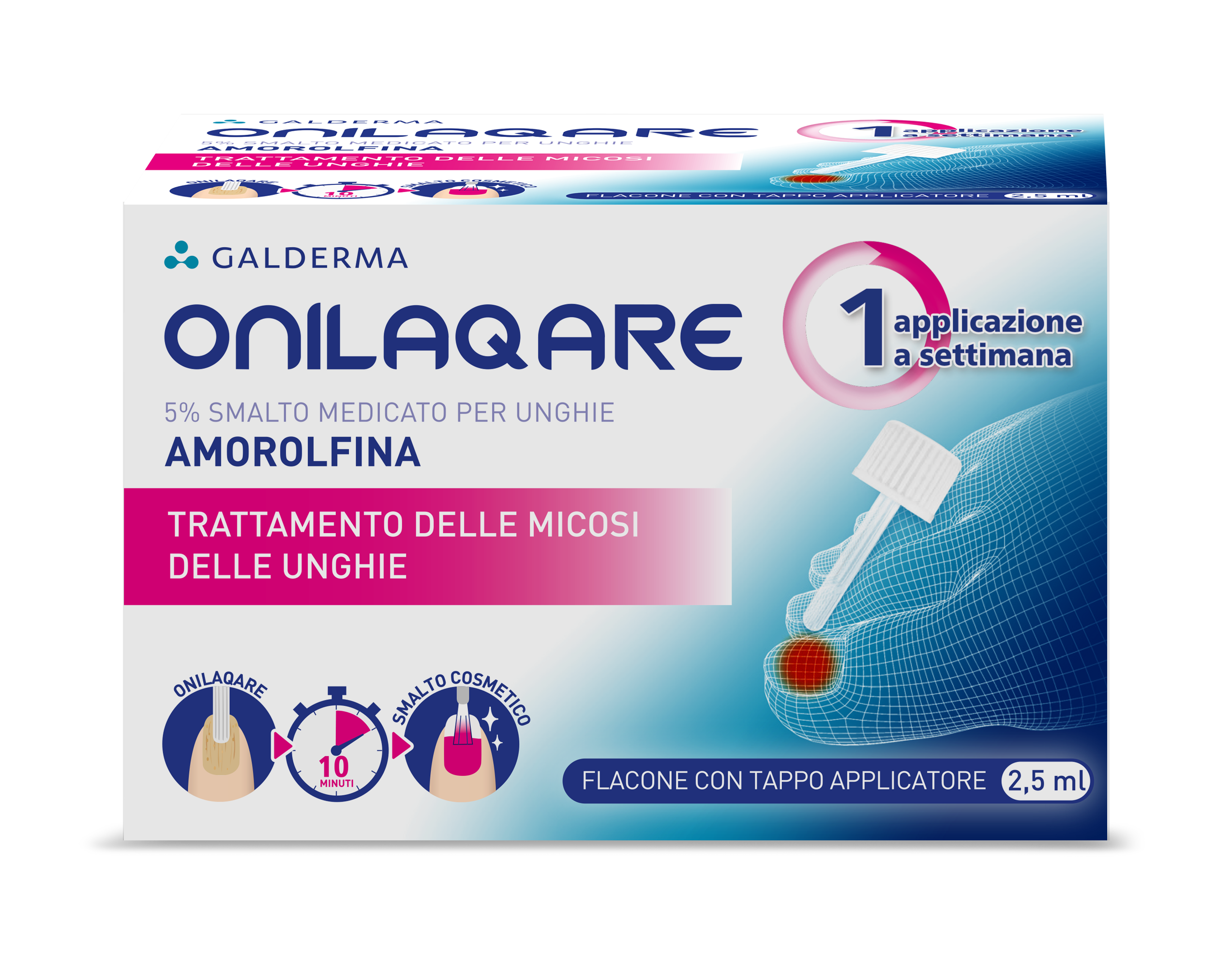 ONILAQARE*SMALTO UNGHIE 2,5ML - Farmacia-flash.it