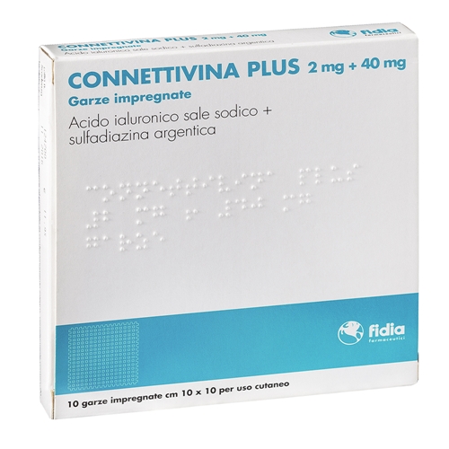 CONNETTIVINA PLUS*10GARZE10x10 - Farmacia-flash.it