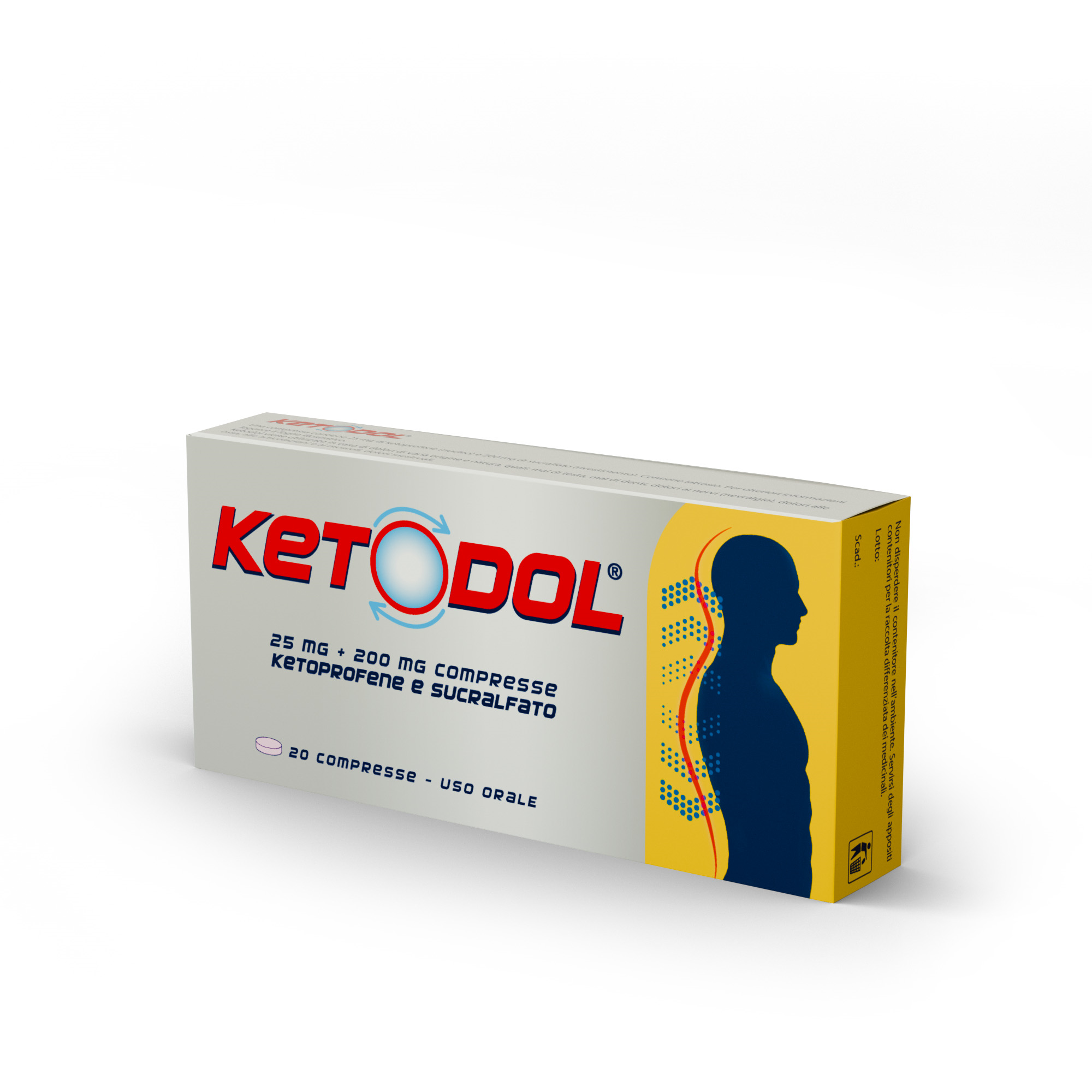 KETODOL*20CPR 25MG+200MG - Farmacia-flash.it