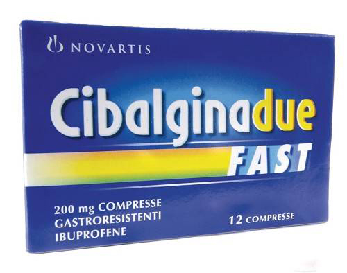 CIBALGINA DUE FAST*12CPR 200MG - Farmacia-flash.it