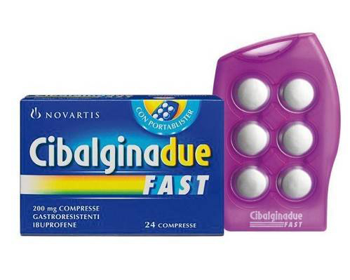 CIBALGINA DUE FAST*24CPR 200MG - Farmacia-flash.it