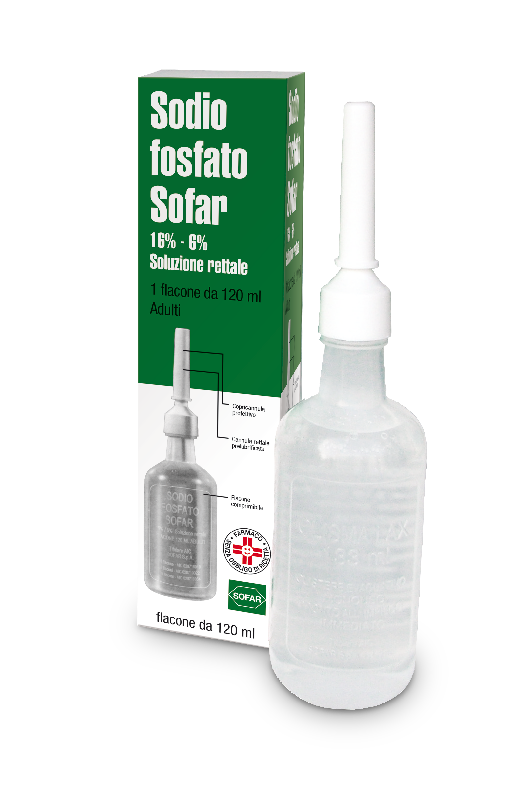 SODIO FOSFATO SOF*RETT 120ML - Farmacia-flash.it