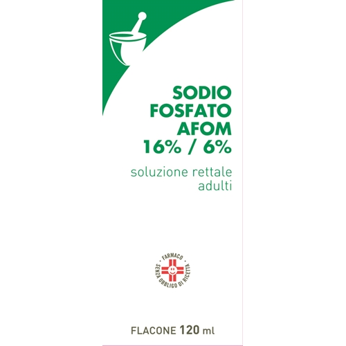 SODIO FOSFATO AFOM*120ML+CAN - Farmacia-flash.it