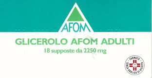 GLICEROLO AFOM*AD 18SUPP2250MG - Farmacia-flash.it