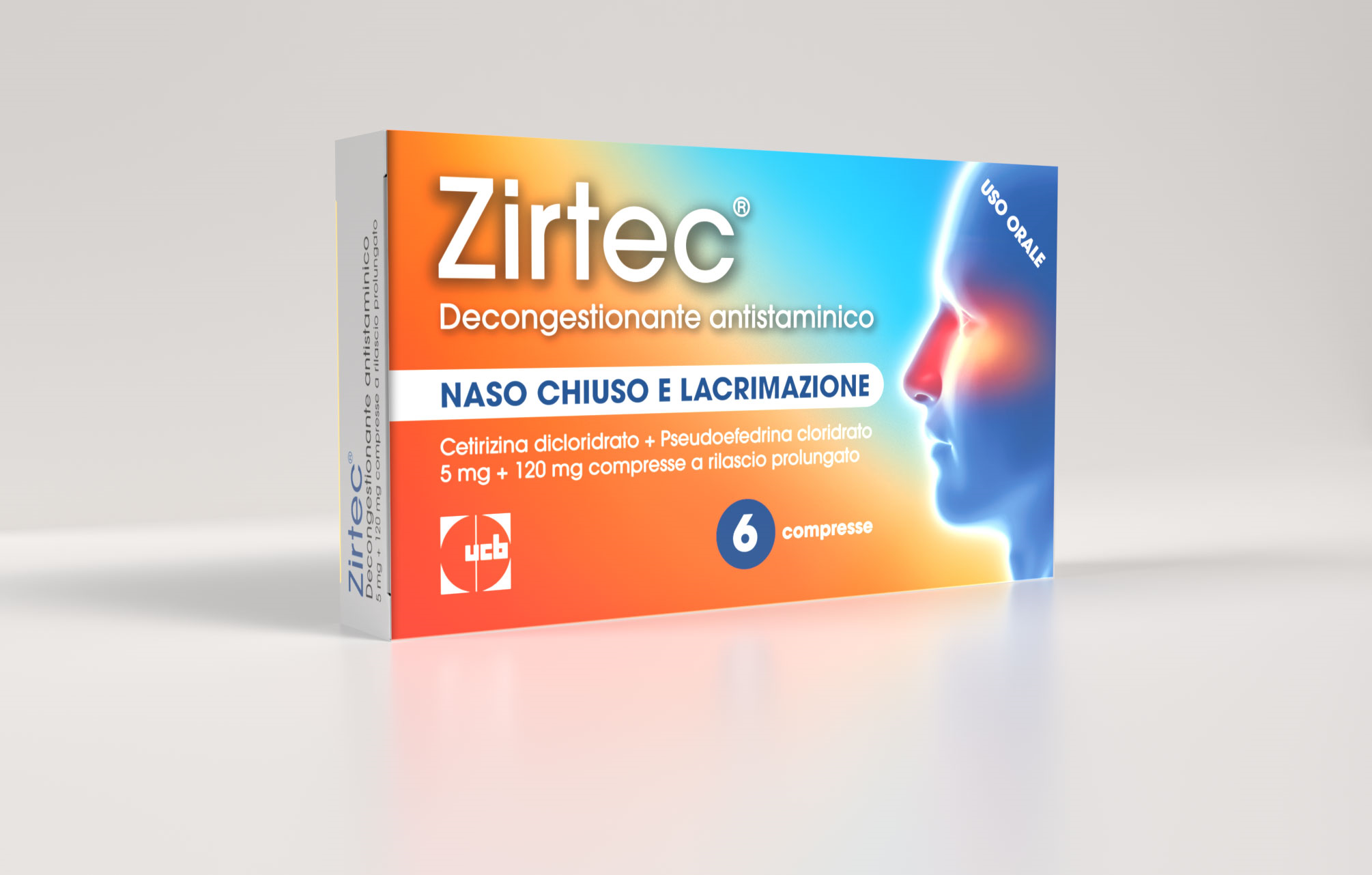 ZIRTEC DECONG ANT*6CPR 5+120MG - Farmacia-flash.it