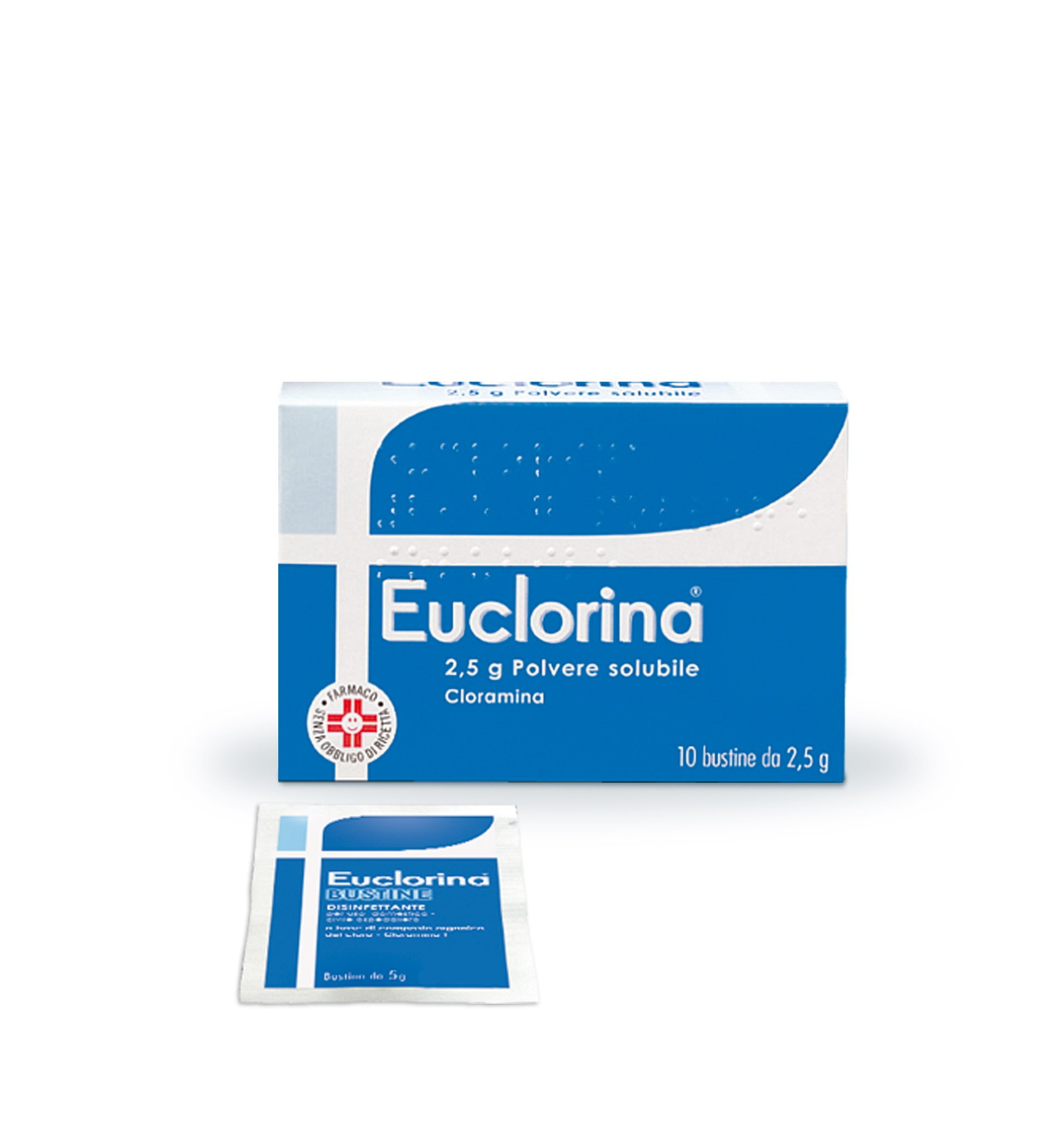 EUCLORINA*POLV SOL 10BUST 2,5G - Farmacia-flash.it