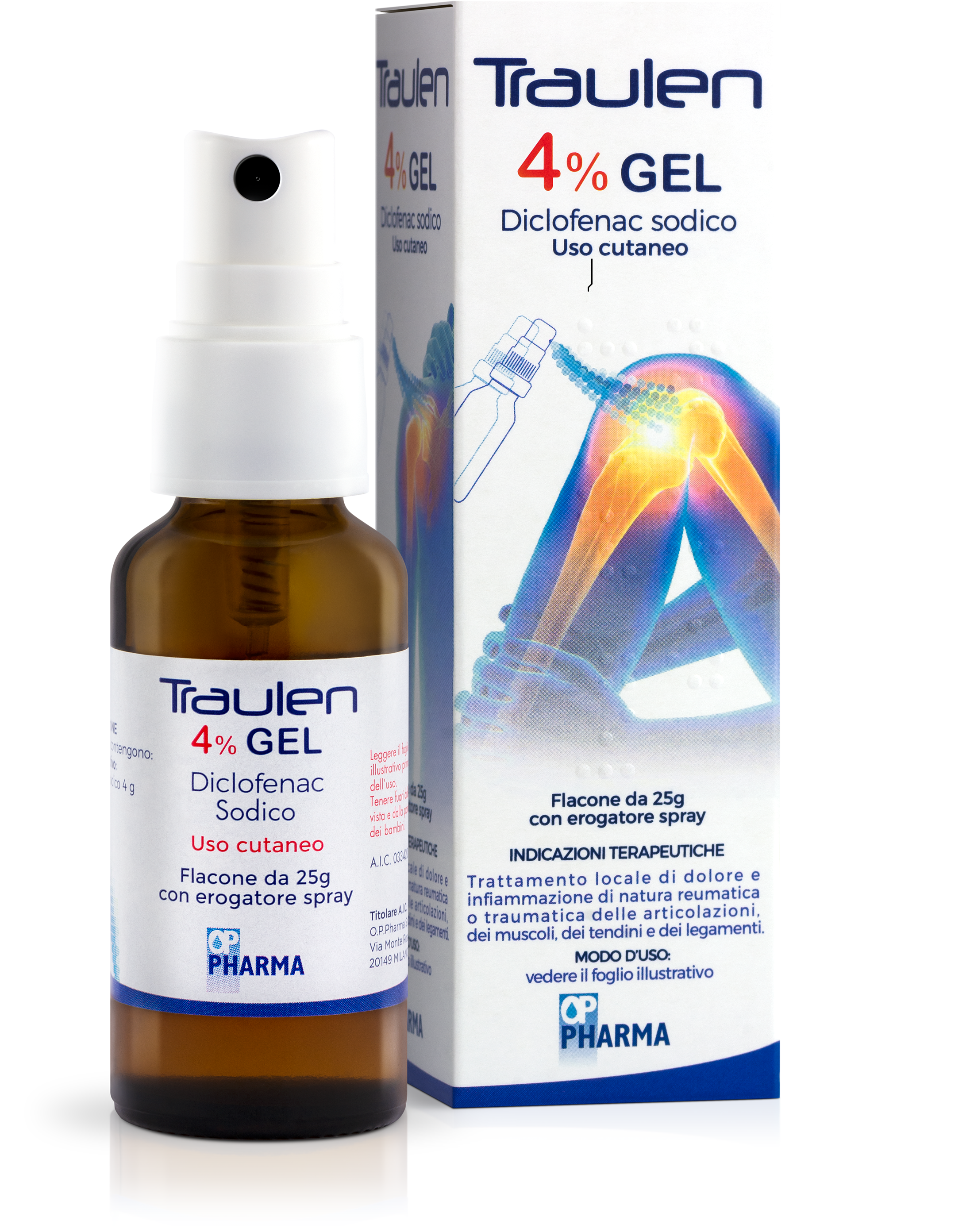 TRAULEN*GEL FL 25G 4% C/EROG - Farmacia-flash.it