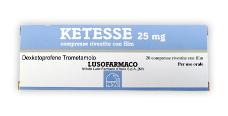 KETESSE*20CPR RIV 25MG - Farmacia-flash.it