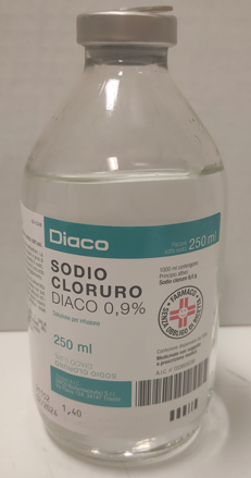 SODIO CLORURO DIACO*0,9% 250ML - Farmacia-flash.it