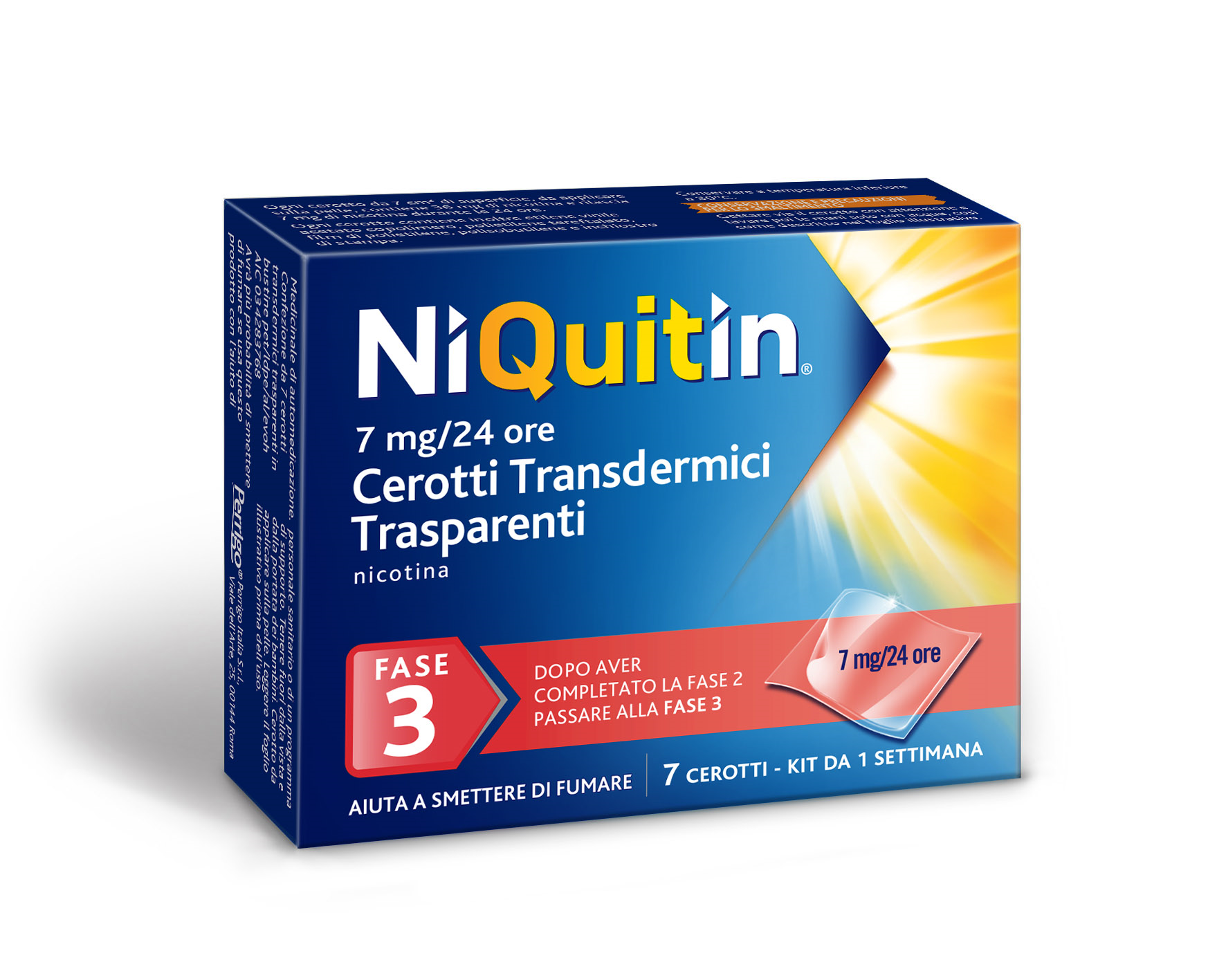 NIQUITIN*7CER TRANSD 7MG/24H - Farmacia-flash.it