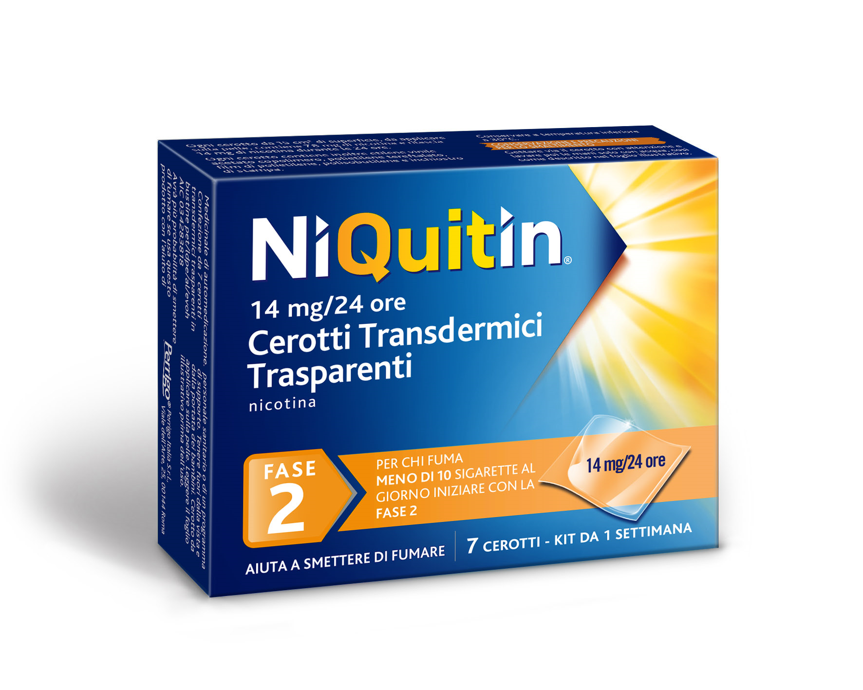 NIQUITIN*7CER TRANSD 14MG/24H - Farmacia-flash.it