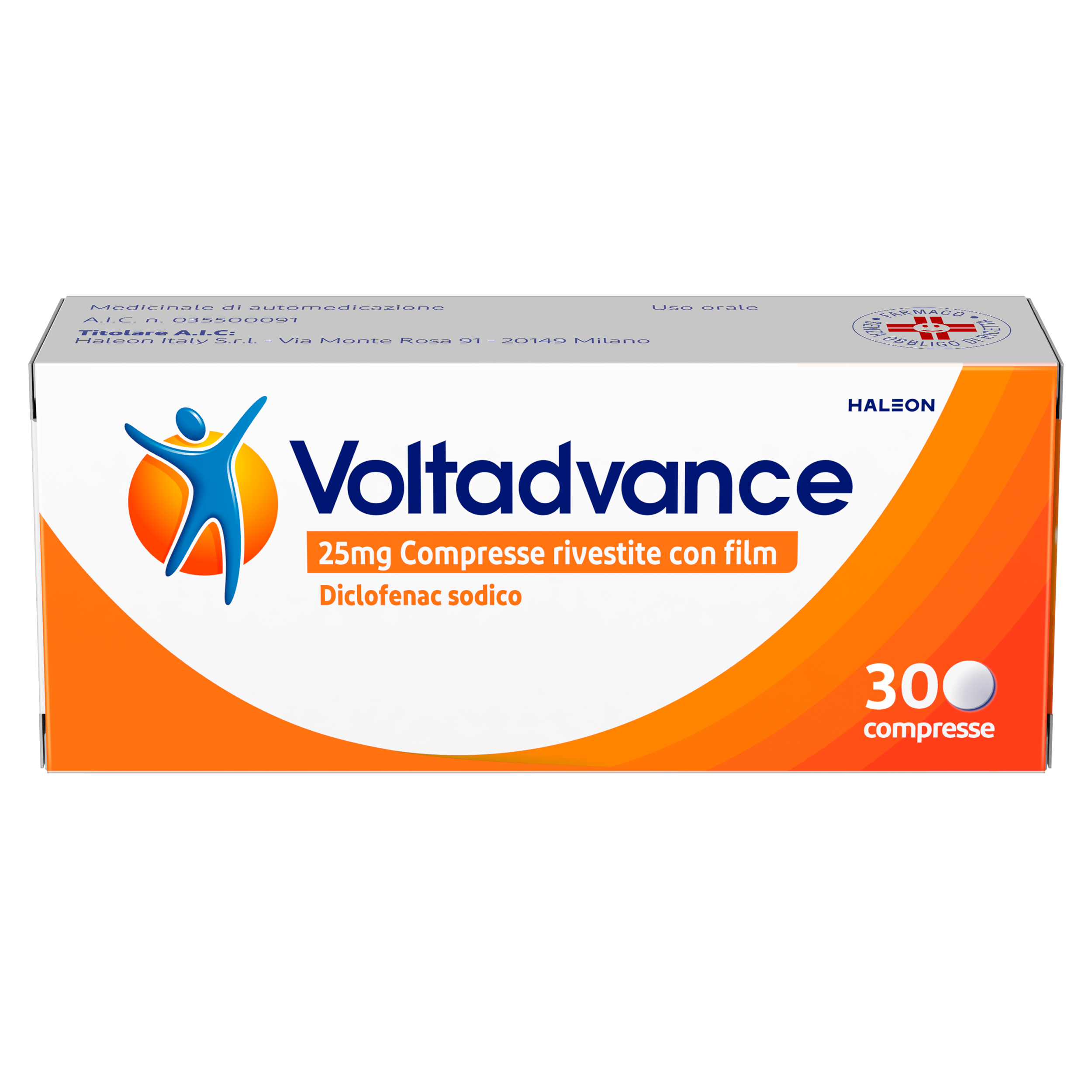 VOLTADVANCE*30CPR RIV 25MG - Farmacia-flash.it