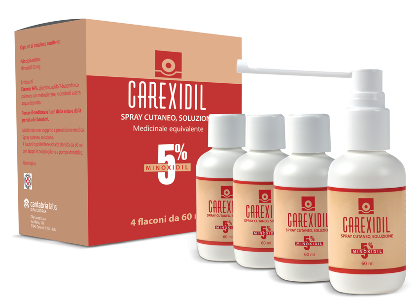 CAREXIDIL*4FL SOLUZ CUT 60ML5% - Farmacia-flash.it