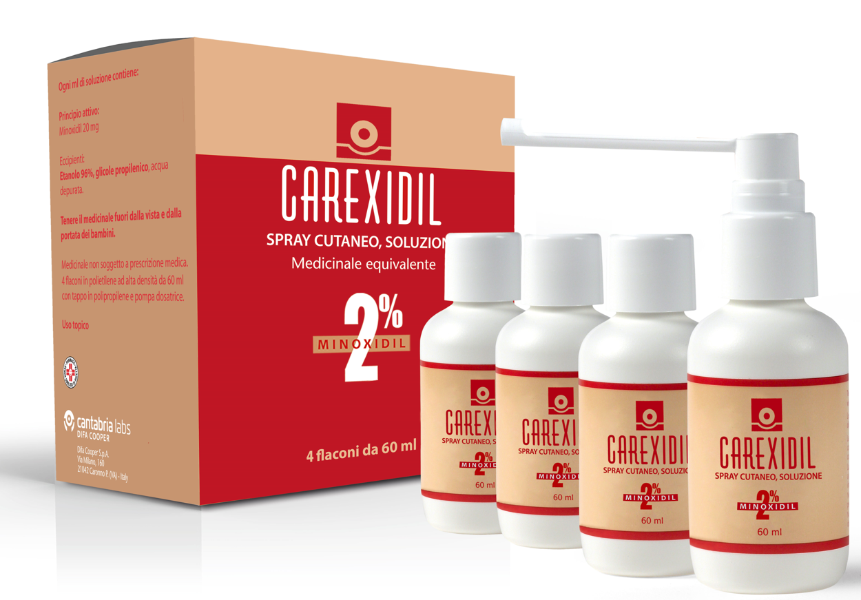 CAREXIDIL*4FL SOLUZ CUT 60ML2% - Farmacia-flash.it
