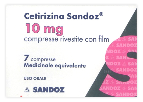 CETIRIZINA SAND*7CPR RIV 10MG - Farmacia-flash.it