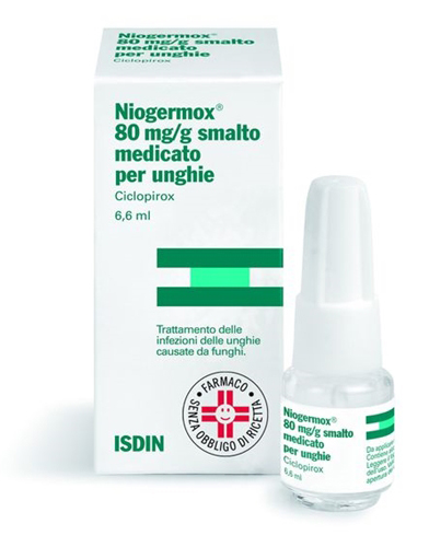 NIOGERMOX*SMALTO UNGHIE 6,6ML - Farmacia-flash.it