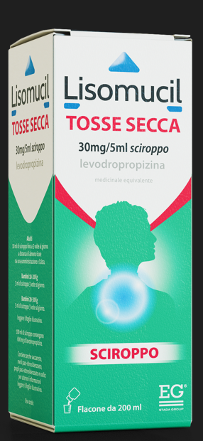 LISOMUCIL TOSSE SEC*SCIR 200ML - Farmacia-flash.it