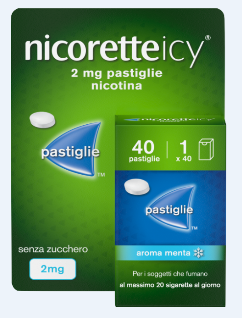NICORETTEICY*40PAST 2MG - Farmacia-flash.it