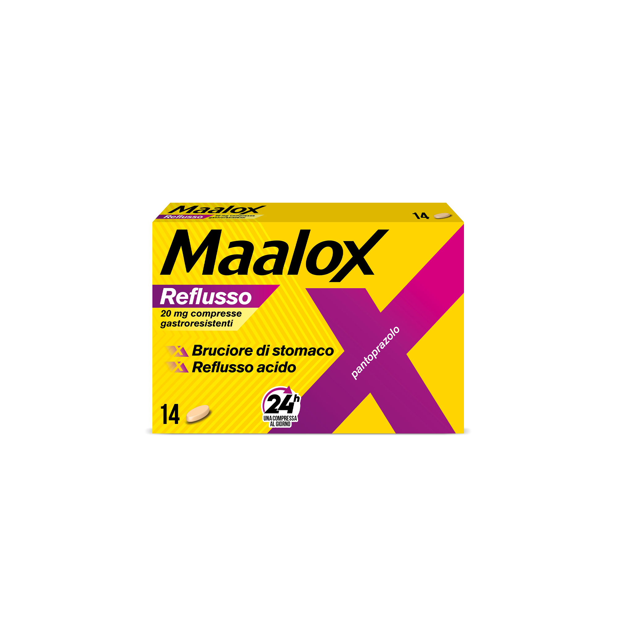 MAALOX REFLUSSO*14CPR 20MG - Farmacia-flash.it