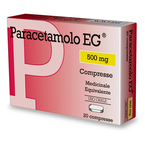 PARACETAMOLO EG*20CPR 500MG - Farmacia-flash.it