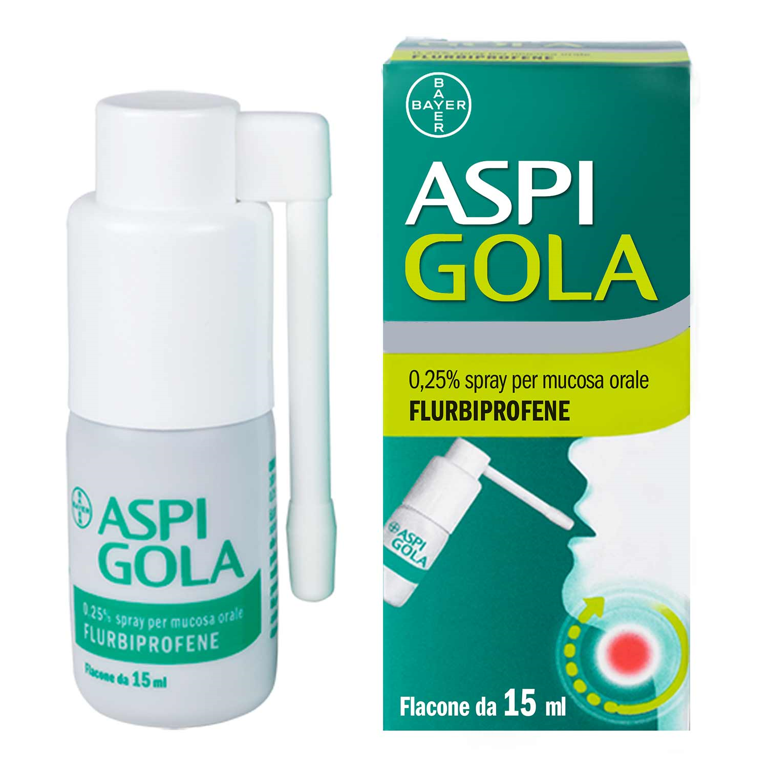 ASPI GOLA*OS SPRAY 15ML 0,25% - Farmacia-flash.it